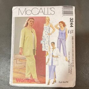 McCall's Women's Sewing Pattern - Yellow, Blue, White